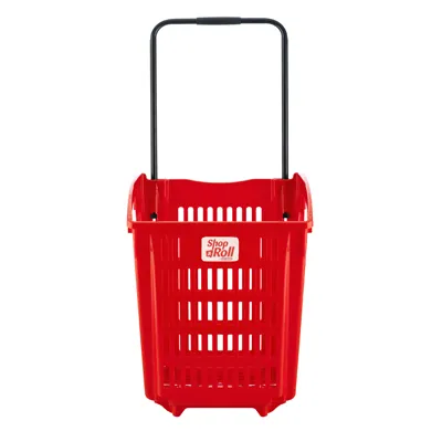 Panier libre-service à roulettes  - Paniers magasin-5