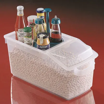 Bac de stockage Koala plastique transparent 14 Litres 48 x 23 x 22,7 cm - Bac à ingrédients - Bacs traiteurs, Bacs alimentaires-2