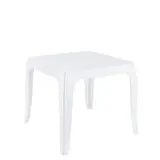 Table blanche plastiqueQueen 51 x 51 x H 43 cm - Tables