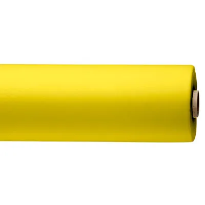 Nappe Airlaid non tissée aspect tissu - Nappe intissée - Nappe jetable - Jaune vif - Rouleau de 1,20 x 15 m - Nappes papier, Nappes jetables