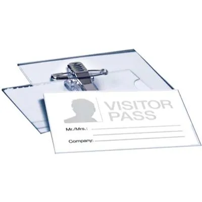 Badges double attache - Badges, Porte-badges