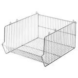 Corbeille fil empilable 49 x 60 x 30 cm zingué - Panier fil métal - Corbeilles fil