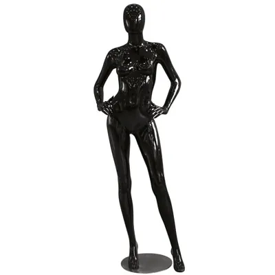 Mannequin femme, finition laquée, mains sur les hanches - Mannequins femmes