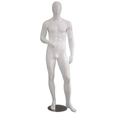 Mannequin homme, finition laquée, main droite sur la hanche - Mannequins hommes
