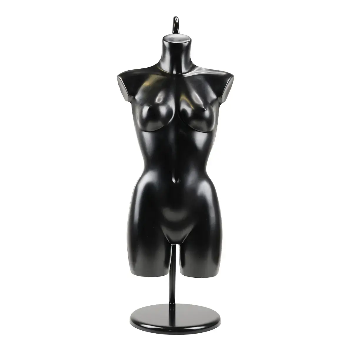 Pied pour buste fixation nuque H 110 à 197 cm Acier - Noir - Bustes mannequins femmes-6