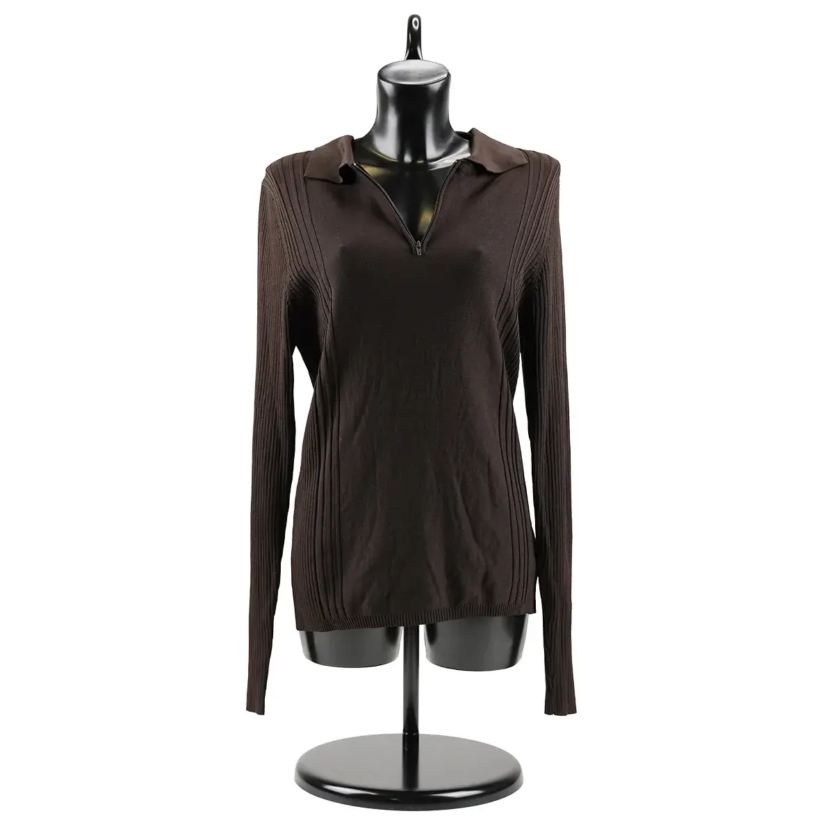 Pied pour buste fixation nuque H 110 à 197 cm Acier - Noir - Bustes mannequins femmes-10