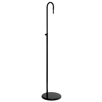Pied pour buste fixation nuque H 110 à 197 cm Acier - Noir - Bustes mannequins femmes