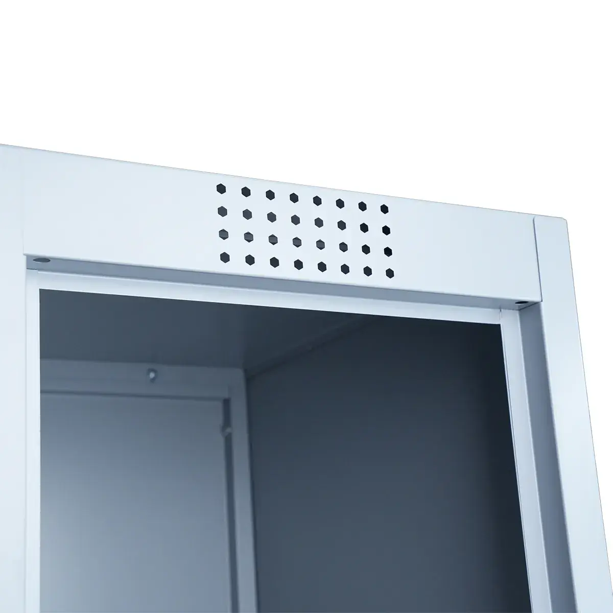 Vestiaire atelier salissant gris / bleu 40 x 50 x 180 cm - Vestiaires-3
