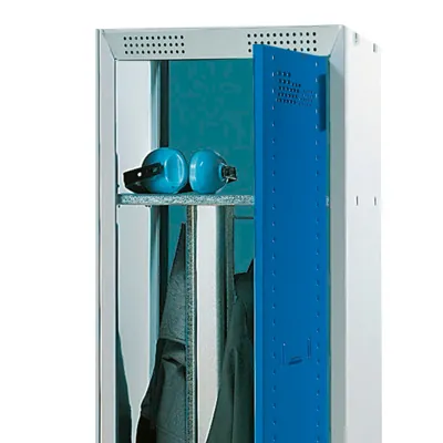 Vestiaire atelier salissant gris / bleu 40 x 50 x 180 cm - Vestiaires-8