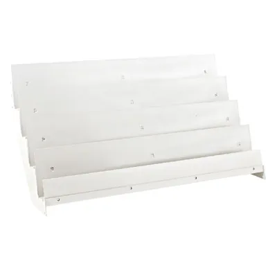 Console 4 niveaux pour tablette presse/multimédia pas de 50 mm - Ligne Store blanc pas de 50 mm-3