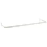 Barre de penderie déportée  accroches pas de 50 mm - Ligne Store blanc pas de 50 mm
