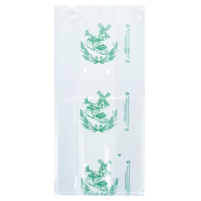 Sac à pain tranché liassé macro-perforé 16 x 35 cm - Sac à pain plastique - Lot de 200 - Sacs à pain, Sacs baguettes