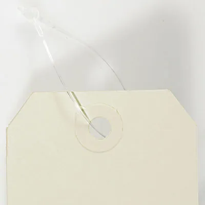 Étiquette américaine 120 x 57 mm Apli – Crème - Boîte de 1000 - Étiquettes à trou-3