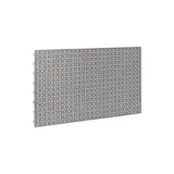 Fond tôle perforé - Ligne Store gris métallisé pas de 25 mm