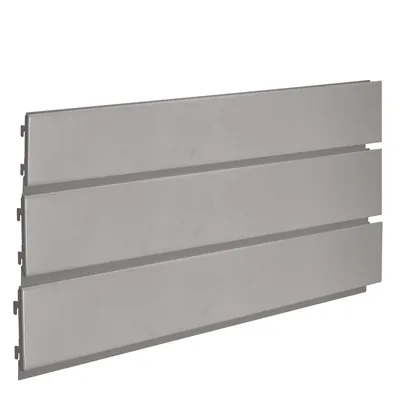 Fond tôle multi-lames - Ligne Store gris métallisé pas de 25 mm-2