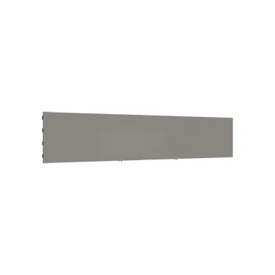 Fond tôle plein pas de 25 mm - Ligne Store gris métallisé pas de 25 mm