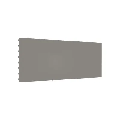 Fond tôle plein pas de 25 mm - Ligne Store gris métallisé pas de 25 mm