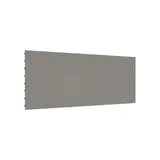 Fond tôle plein pas de 25 mm - Ligne Store gris métallisé pas de 25 mm