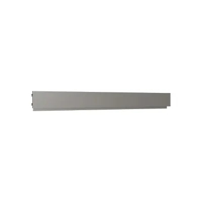 Fond tôle multi-lames pas de 25 mm - Ligne Store gris métallisé pas de 25 mm