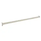 Barre de charge L 102,1 cm section 30 x 15 mm joues droites et gauches soudées, métal ép. 1,5 mm bords arrondis - Nickel brossé - Barres de charge