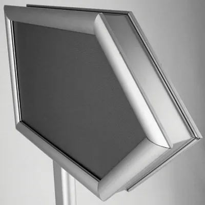 Flèche d'information sur pied A4 horizontal double face – Porte-affiche sur pied - Support affiche sur pied - Porte-visuels sur pied-3