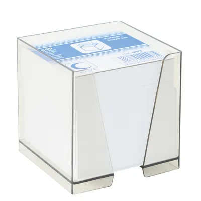Bloc cube papier + boîtier plexi - Notes adhésives, Blocs cubes, Fiches Bristol