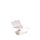 Mini ballotin chocolat carton blanc intérieur blanc 40g 6,8 x 3,6 x 3,4 cm - Ballotin chocolat vide - Lot de 25