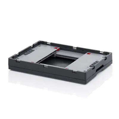 Bac en plastique pliable - Bacs plastique à parois et fond pleins-2