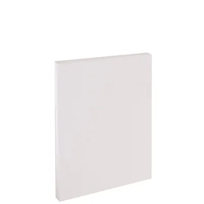 Fiche bristol 148 x 210 mm A5 unie blanche non perforée Exacompta - Paquet de 100 - Notes adhésives, Blocs cubes, Fiches Bristol