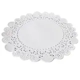Dentelle papier ronde blanche ø 12 cm - Paquet de 250 - Semelles gâteaux, Supports gâteaux
