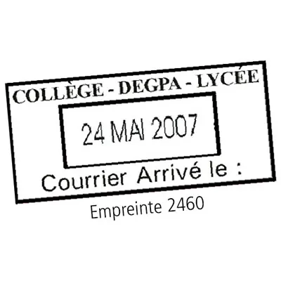 Tampon dateur et texte OfficeLine - Tampons personnalisés-2