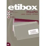 800 Étiquettes adhésives blanches multi-usages 105 x 70 mm Etibox - Étiquettes adhésives neutres