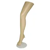 Jambe femme sur socle plastique H 67 cm - Jambe mannequin lingerie - Chair - Jambes et pieds