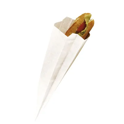 Sac sandwich papier kraft blanc 12 x 8 x 42 cm - Sachet sandwich - Lot de 500 - Emballage sandwich