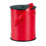 Bolduc rouge standard 7 mm x 500 m polypropylène – Ruban cadeau rouge frisable - Bolducs unis