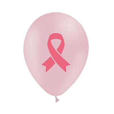 Ballon Octobre Rose ø 30 cm biodégradable - Lot de 8 - Ballons et Accessoires de fête