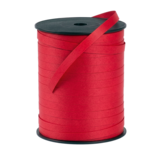 Bolduc mat rouge 10 mm x 250 m polypropylène – Ruban cadeau rouge large frisable - Bolducs unis