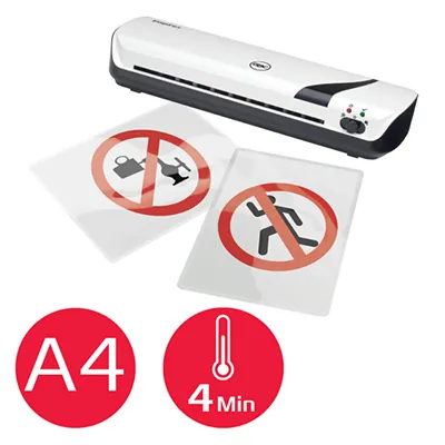 Plastifieuse A4 Inspire+ GBC 4-en-1 8 pièces - Blanc - Plastifieuses-5