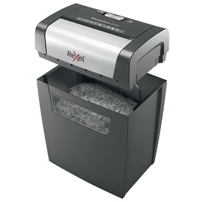 Destructeur de documents Rexel Momentum X406 coupe croisée DIN P4 6 feuilles 15L – Broyeur papier - Destructeurs de documents-2