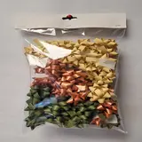 Assortiment étoiles adhésives kaki, cuivre, beige - ø 50 mm - sachet de 50 - Étoiles adhésives, Noeuds à tirer
