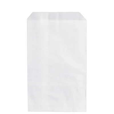 Sachet papier kraft blanc 25 x 28 cm - Sachet plat - Lot de 500 - Sachets papier blanc