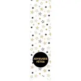 Étiquettes adhésives pour sacs Joyeuses Fêtes - Étiquettes cadeaux ferme sac