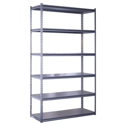 Étagère modulable 6 niveaux 122 x 45,7 x 213 cm - Rayonnage léger - Étagères de réserve