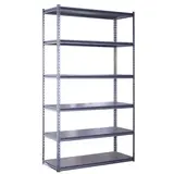 Étagère modulable 6 niveaux 122 x 45,7 x 213 cm - Rayonnage léger - Étagères de réserve