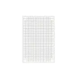 Grille avec cadre renforcé - Ligne Store blanc pas de 25 mm