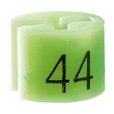 Marque taille T44 vert clair ø 1,3 cm - Indicateur de taille pour cintre - Paquet de 100 - Marques taille pour cintres