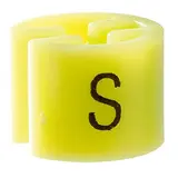 Marque taille S vert clair ø 1,3 cm - Indicateur de taille pour cintre - Paquet de 100 - Marques taille pour cintres