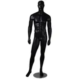Mannequin homme, tête et cheveux sculptés