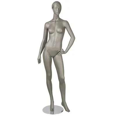 Mannequin femme, tête et cheveux sculptés - Mannequins femmes
