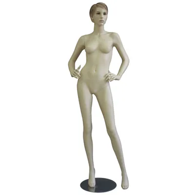 Mannequin femme, cheveux sculptés, mains sur les hanches - Mannequins femmes
